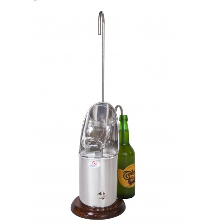 Escanciador de sidra eléctrico e inoxidable"Botella Asturiana" 12.5 cm